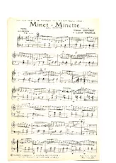 descargar la partitura para acordeón Minet Minette + Pas d'histoire + Faux serments en formato PDF