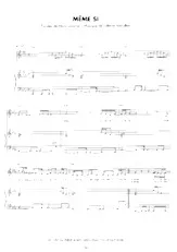 scarica la spartito per fisarmonica Même si (Slow) in formato PDF