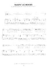 descargar la partitura para acordeón Passent les nuages (Interprète : Marc Lavoine) (Slow) en formato PDF