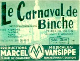 download the accordion score Le Carnaval de Binche / 25 airs de Gilles recueillis et arrangés par Jules Adant et Marcel Vansippe) (Folklore Wallon) in PDF format