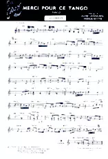 télécharger la partition d'accordéon Merci pour ce Tango (Orchestration) au format PDF
