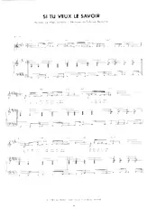 download the accordion score Si tu veux le savoir (Slow) in PDF format