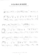 descargar la partitura para acordeón Si tu veux le savoir (Slow) en formato PDF