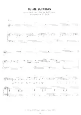 descargar la partitura para acordeón Tu me suffiras (Arrangement : Eric Benzi) (Interprète : Marc Lavoine) (Disco Rock) en formato PDF