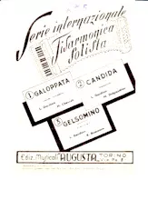 scarica la spartito per fisarmonica Serie internazionale Fisarmonica Solista : Galoppata + Candida + Gelsomino (3 Titres) in formato PDF