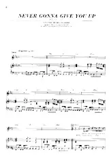 descargar la partitura para acordeón Never gonna give you up (Interprète : Rick Astley) (Disco Rock) en formato PDF