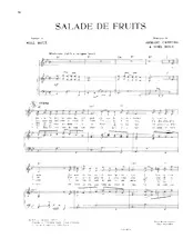 télécharger la partition d'accordéon Salade de fruits (Chant : Bourvil) (Calypso) au format PDF