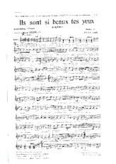 download the accordion score Ils sont si beaux tes yeux (Boléro) in PDF format