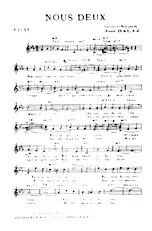 scarica la spartito per fisarmonica Nous Deux (Valse) in formato PDF