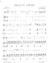 télécharger la partition d'accordéon Telenn Gwad (Paroles et Arrangement : Alan Stivell) (Folk) au format PDF