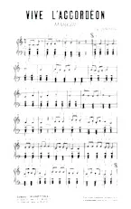 scarica la spartito per fisarmonica Vive l'accordéon (Marche) in formato PDF