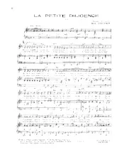 download the accordion score La petite diligence (Chant : André Claveau) (Fox) in PDF format