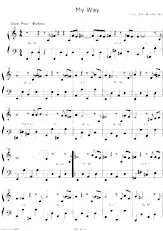 download the accordion score My Way (Slow Fox-Boléro) in PDF format