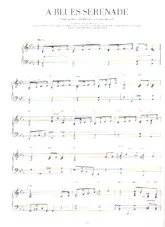 scarica la spartito per fisarmonica A blues serenade (Slow) in formato PDF