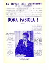 télécharger la partition d'accordéon Dona Fabiola (Tango) au format PDF