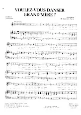 descargar la partitura para acordeón Voulez-vous danser Grand Mère (Chant : Lina Margy) (Valse) en formato PDF