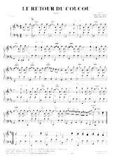 descargar la partitura para acordeón Le retour du coucou (Valse) en formato PDF