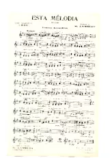scarica la spartito per fisarmonica Esta Mélodia (Boléro) in formato PDF
