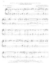 télécharger la partition d'accordéon Casino Royale (Interprètes : Herb Alpert et The Tijuana Brass) (Marche) au format PDF