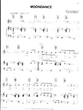 télécharger la partition d'accordéon Moondance (Jazz Shuffle) au format PDF
