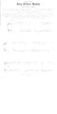 télécharger la partition d'accordéon Any other name (Du Film : American Beauty) (Soundtrack) au format PDF