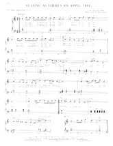 télécharger la partition d'accordéon As long as there's an apple tree (Chant : Dionne Warwick) (Slow / Fox-Trot) au format PDF