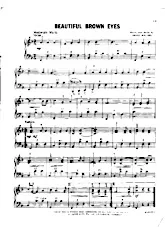 télécharger la partition d'accordéon Beautiful brown eyes (Interprètes : The Delmore Brothers) (Valse Country) au format PDF