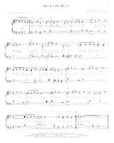 télécharger la partition d'accordéon Blue on blue (Chant : Bobby Vinton) (Rumba) au format PDF