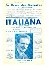 télécharger la partition d'accordéon Italiana (Ouverture) au format PDF