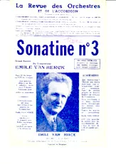 télécharger la partition d'accordéon Sonatine n°3 au format PDF