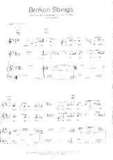 télécharger la partition d'accordéon Broken Strings (Interprètes : James Morrison et Nelly Furtado) (Disco Rock) au format PDF