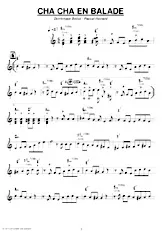 download the accordion score Cha cha en balade in PDF format