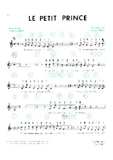 télécharger la partition d'accordéon Le petit prince (Chant : Gérard Lenorman) (Pop) au format PDF
