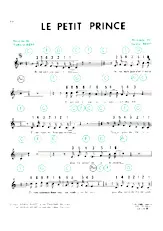 descargar la partitura para acordeón Le petit prince (Chant : Gérard Lenorman) (Pop) en formato PDF