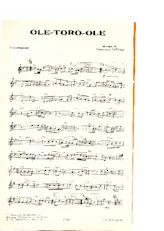 scarica la spartito per fisarmonica Olé Toro Olé (Paso Doble) in formato PDF