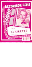 télécharger la partition d'accordéon Clairette (Valse) au format PDF