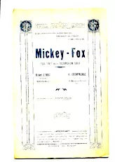descargar la partitura para acordeón Mickey Fox en formato PDF