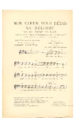 descargar la partitura para acordeón Mon coeur vous dédie sa mélodie (In mir klingt ein Lied) (Du Film : La chanson d'adieu) (Arrangement : Alois Melichar) en formato PDF