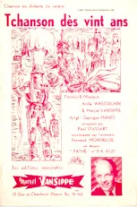 download the accordion score Tchanson dès vint ans (Arrangement : Georges Manet) (Interprètes : Paul Stassart avec l'Orchestre Fernand Montreuil) (Chanson en Dialecte du Centre) (One Step) in PDF format