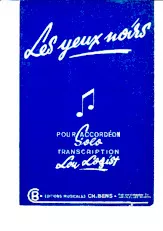 download the accordion score Les yeux noirs in PDF format