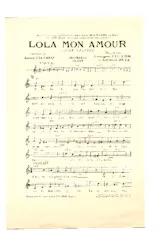 télécharger la partition d'accordéon Lola mon amour (Valse Chantée) au format PDF