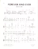 scarica la spartito per fisarmonica Forever and ever (And ever) (Chant : Demis Roussos) (Ballade Pop) in formato PDF