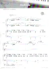 scarica la spartito per fisarmonica Mathilde (Arrangement de Raoul Duflot-Verez) (Pop) in formato PDF