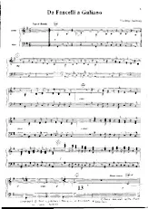 scarica la spartito per fisarmonica Da Fancelli à Galiano (Accordéon + Partie Piano) in formato PDF
