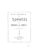 télécharger la partition d'accordéon Zopmmas Sirtaki / Zorba le Grec au format PDF