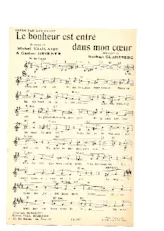 télécharger la partition d'accordéon Le bonheur est entré dans mon coeur (Du Film : La Goualeuse) (Chant : Lys Gauty) (Valse Chantée) au format PDF