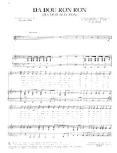 download the accordion score Da Dou Ron Ron (Da Doo Ron Ron) (Chant : The Crystals / Johnny Hallyday) (Rock and Roll) in PDF format