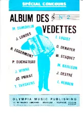 télécharger la partition d'accordéon Spécial Concours : Album des Vedettes N°2 (18 Titres) au format PDF