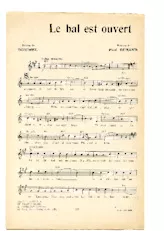 download the accordion score Le bal est ouvert (Valse Musette) in PDF format