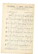 download the accordion score Gloire à nos Alliés (De l'Opéra : Nuit des Alliés) (Chant : Suzanne Lefort) in PDF format